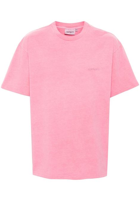 duster script t-shirt men pink in cotton CARHARTT WIP | I03362229P.GD